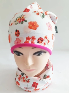 Bavlněná čepice Patricie / DVOJITÁ